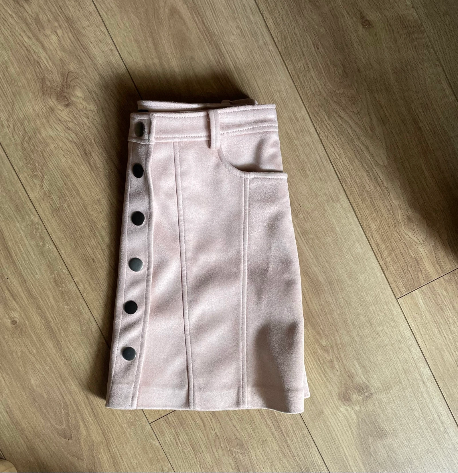 Saia com botões rosa Zara – photo 4